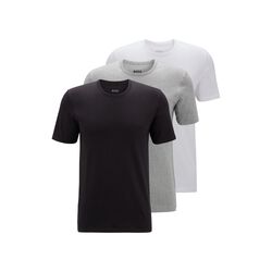 Boss Mens Embroidered T-shirt Pack Multi Colour Classic Round Neck