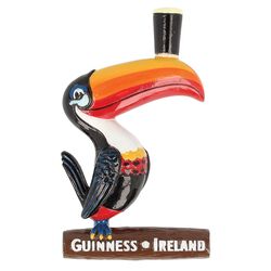 Guinness 3D Toucan Resin Magnet
