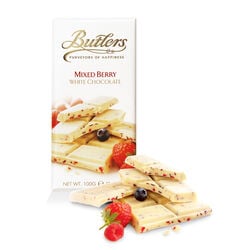 Butlers 100g White Chocolate Mixed Berry Bar