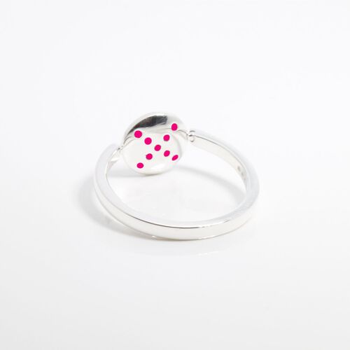 Melissa Curry PÓG SPINNING RING - Ring Size 54 Red