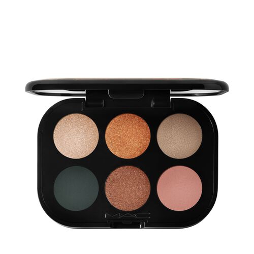 MAC Connect In Colour Eye Shadow Palette 6 Shades Bronze Influence