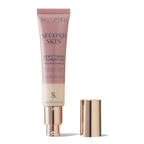Sculpted by Aimee Second Skin Dewy Foundation Porcelain Plus 1.5