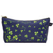 Patrick Francis Navy All Over Shamrock Cosmetic Bag One size