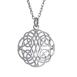 JMH Silver Celtic Knot Pendant