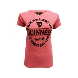 Guinness Guinness Red Grindle Ladies T-Shirt With Lable Stamp