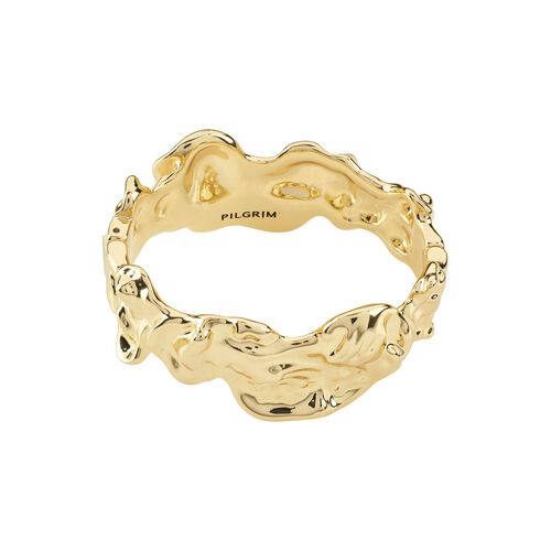 Pilgrim PULSE recycled bangle bracelet gold-plated