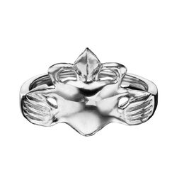 Loinnir Jewellery Claddagh Style 1 Sterling Silver Ring L L