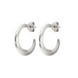 Torc Sterling Silver Hoop Earrings
