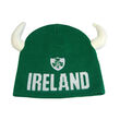 Lansdowne Adults Green Adults Ireland Knitted Hat With Horns