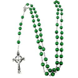 Souvenir Green Rosary Beads