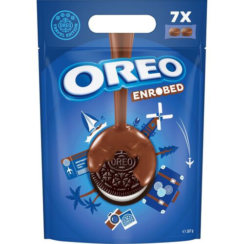 Oreo Oreo cookies enrobed in milk chocolate 287g