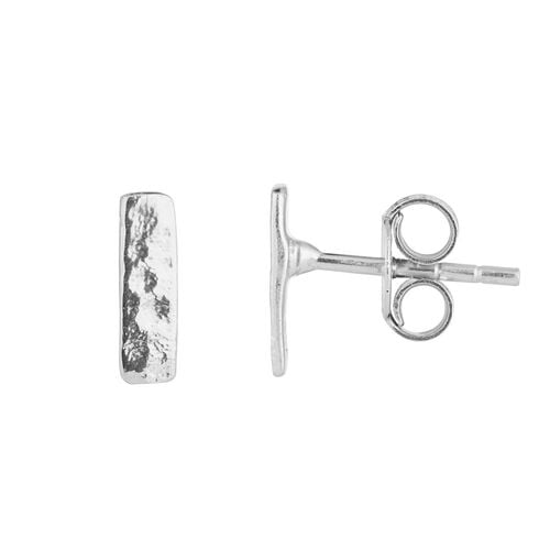 Juvi Designs Horizon small bar stud earrings sterling silver