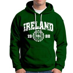 Fashion Flo Ireland Apparel 88 Green Hoodie S