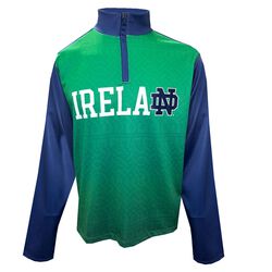 Notre Dame Men's Notre Dame Ireland Performance 1/4 Zip Top S