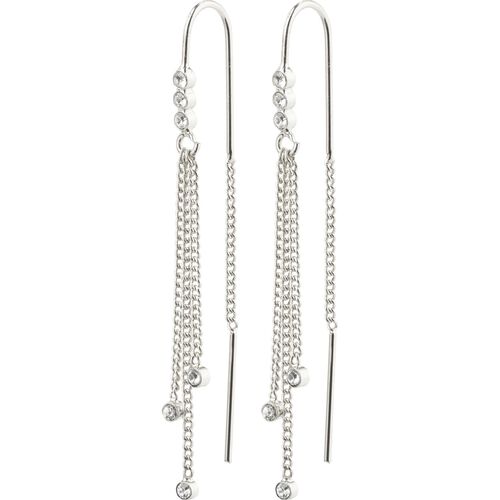 Pilgrim SHEA recycled crystal earrings silver-plated