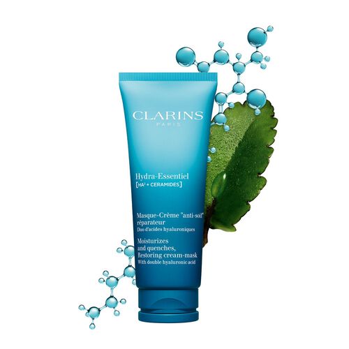 Clarins Hydra-Essential [HA²] Moisture Quenching and Restoring Cream-Mask 75ml