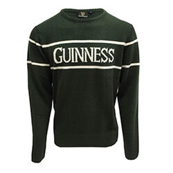 Guinness  Bottle Green Crew Neck Sweater