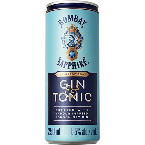 Bombay Sapphire Bombay Sapphire & Tonic RTD 250ml