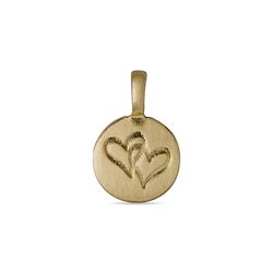 Pilgrim CHARM recycled love pendant gold-plated