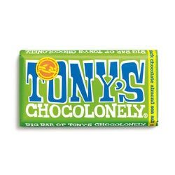 Tony's Chocolonely Dark Almond Sea Salt 240g