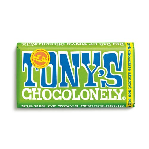 Tony's Chocolonely Dark Almond Sea Salt 240g