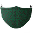Traditional Craft Adults Black Celtic Knot Adults Facemask  One Size
