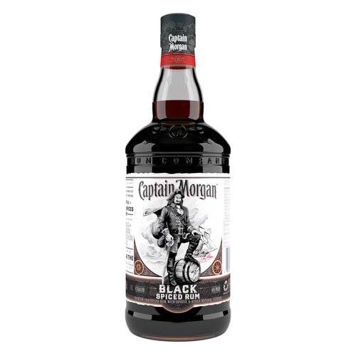Captain Morgan Black Spiced Rum  1L