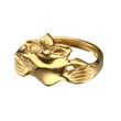 Loinnir Jewellery Claddagh Style 2 Gold Plated Ring L L