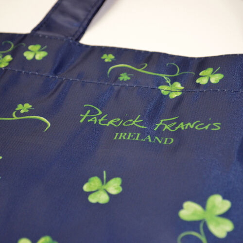 Patrick Francis Navy All Over Shamrock Shopper Bag One size