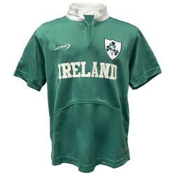 Irish Memories Green Shamrock Kids Performance Rugby T-Shirt 6-12 Months 