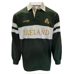 Irish Memories Striped Long Sleeve Rugby T-Shirt S