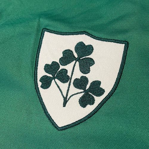 Irish Memories Shamrock Crest Performance Rugby T-Shirt S