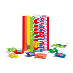 Tony's Chocolonely Pouch With 36 Mixed Tiny's 320g