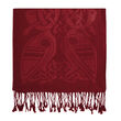 Patrick Francis Red Celtic Design Wool Scarf 