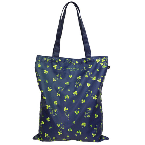 Patrick Francis Navy All Over Shamrock Tote Bag One size