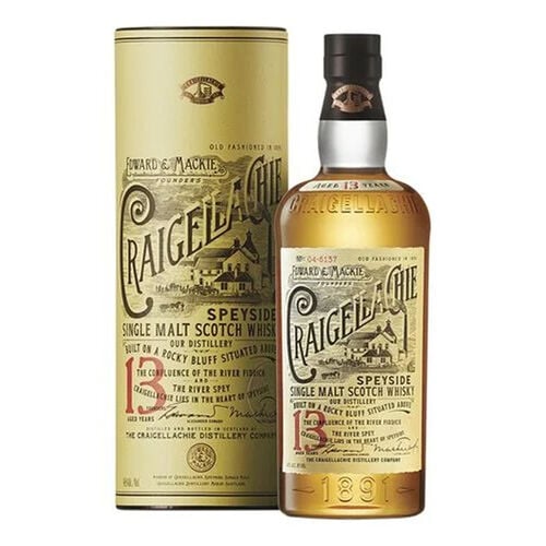 Craigellachie Speyside 13 Year Old  Single Malt Scotch Whisky 1L