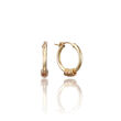 Scribble and Stone 14kt Gold Fill Infinity Midi Hoops 