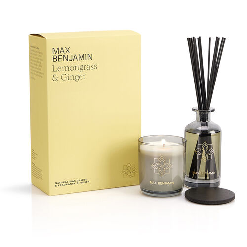 Max Benjamin Lemongrass And Ginger Candle & Diffuser Gift Set