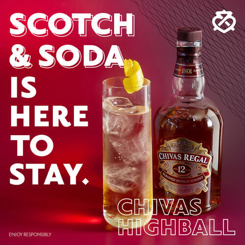 Chivas 12 Year Old Blended Scotch Whisky Scotland 1L