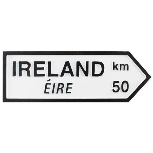Souvenir Ireland Resin Road Sign