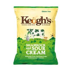 Keoghs Shamrock & Sour Cream Crisps