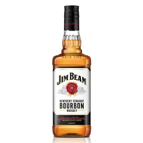 Jim Beam White Label  Kentucky Straight Bourbon 1L