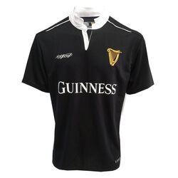Guinness Guinness Black Performance Rugby Shirt  S