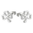 Trinity Trinity & Co. Jewellery Silver Ribbon Shamrock Earring