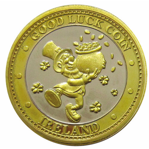 Souvenir Good Luck Old Man Coin
