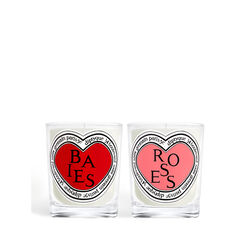 Diptyque Baies & Roses Classic Candles Duo 190g