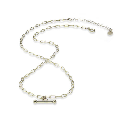Scribble and Stone 14ct GoldFill Link Chain T-bar