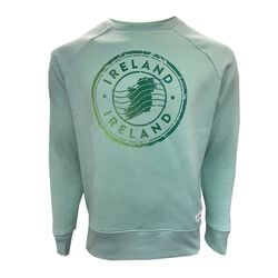 Irish Memories Green Ireland Stamp Sweatshirt XS