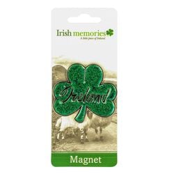 Irish Memories Green Shamrock Magnet
