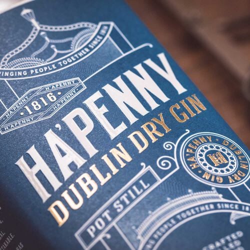 Ha'Penny Dublin Dry Gin 41% ABV